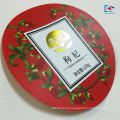 E-cigarette Smoking oil stickers printing art paper different shape self adhesive label